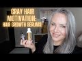 Gray Hair Motivation: Can hair growth serums get you through the grow out faster???