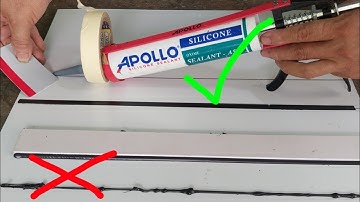 Cách bắn silicone thẳng đẹp mà thợ không muốn cho bạn biết l Bấm keo silicol l Tẩy keo silicon
