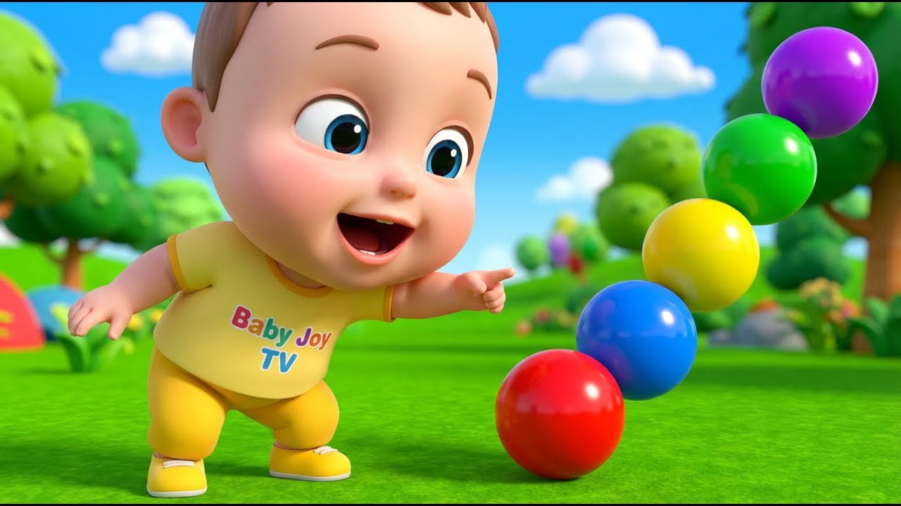 Baby Joy Learns Colors 🎨 | Fun Color Song for Kids | 3D Nursery Rhymes