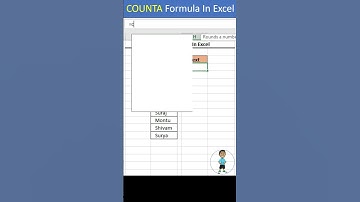 COUNTA Formula  Excel #excel #exceltips #exceltutorial #msexcel #msexcelfullcourse #msexceltutorial