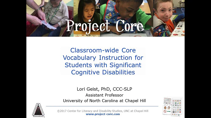 Core Vocabulary Instruction for Students with Sign...