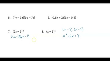 Section 5.1 – 5.4 Review:  Polynomials