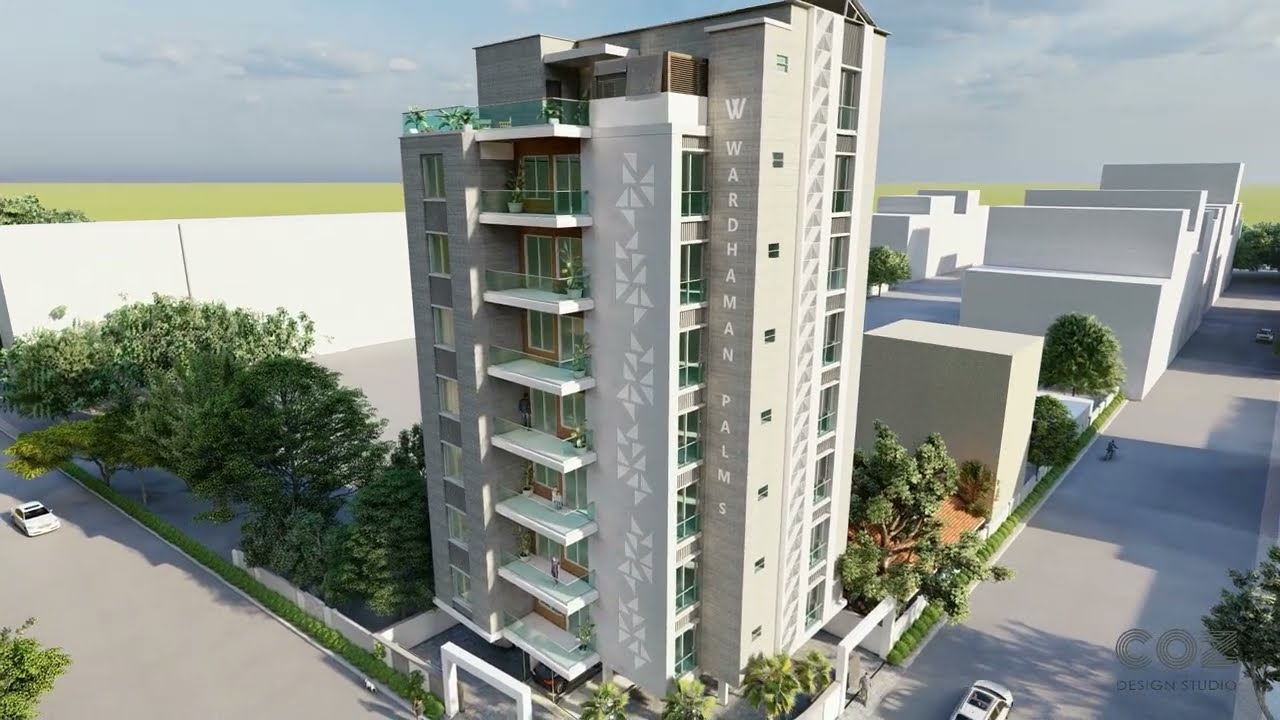 Render walkthrough of a COZ home