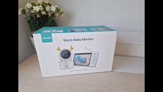Vacos Baby Monitor First Look And Unboxing