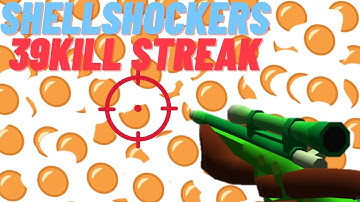 39 kill streak with crackshot｜Shellshockers｜Smlt