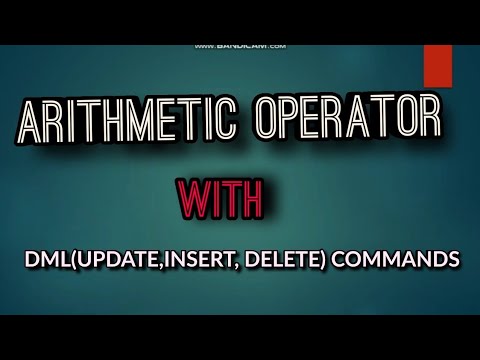 SQL tutorial 15.| Arithmetic operators with DML Commands |arithmetic ...
