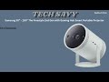 Samsung The Freestyle 2nd Gen Review | SP-LFF3CLAXXZA Smart Portable Projector