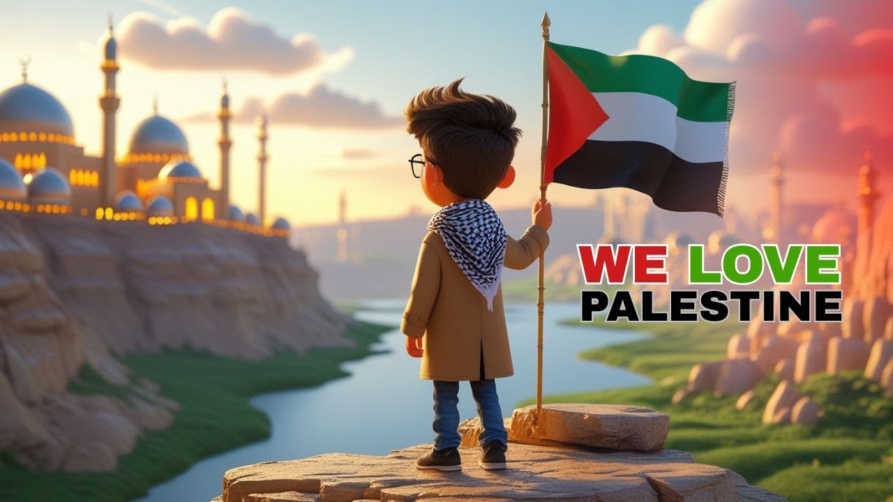 We Love Palestine | Heartwarming Children's Song for Peace and Unity | Animated Video