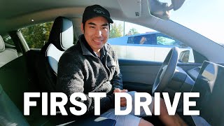 I Drove My New Model Y Standard For The First Time