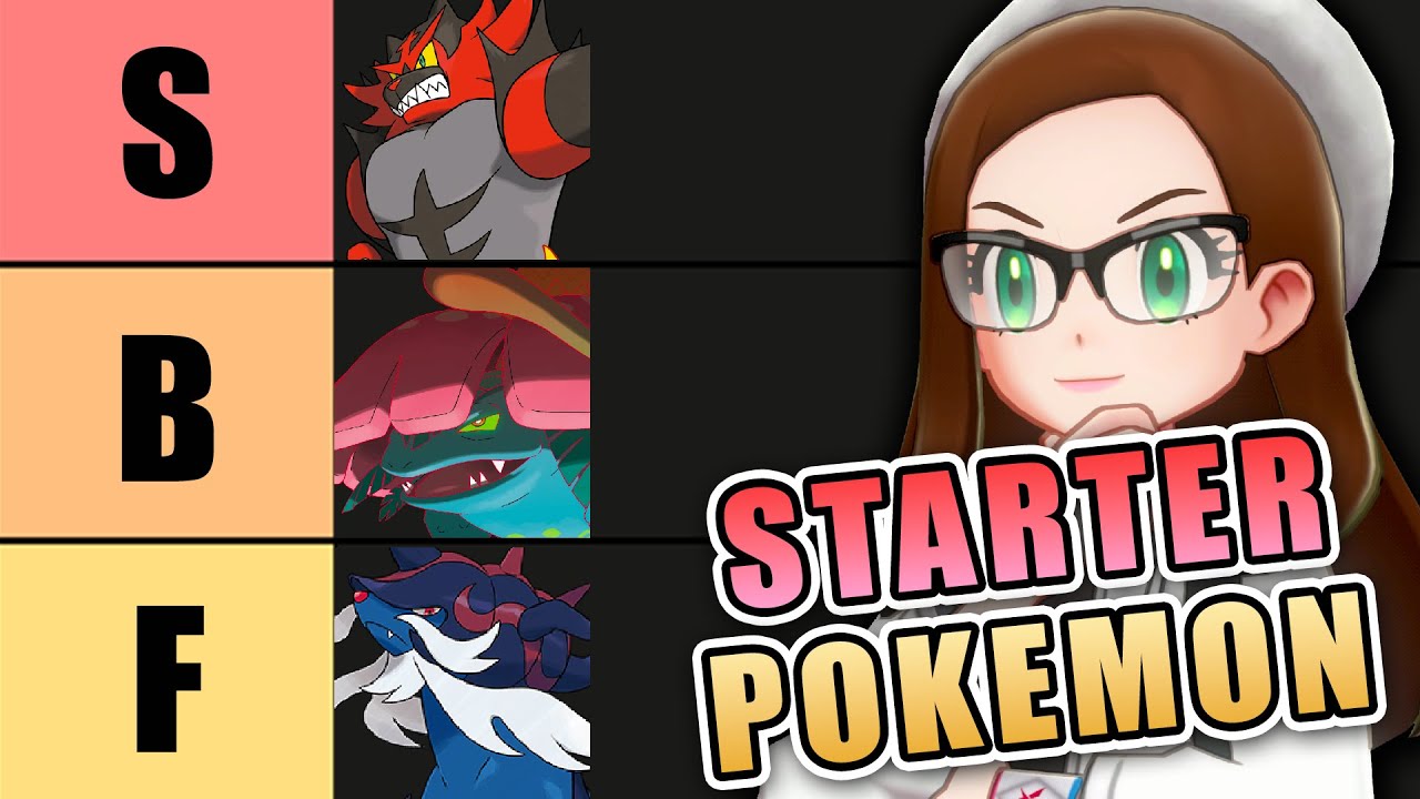 Competitive Pokemon Player Ranks Every STARTER POKEMON EVOLUTION - YouTube