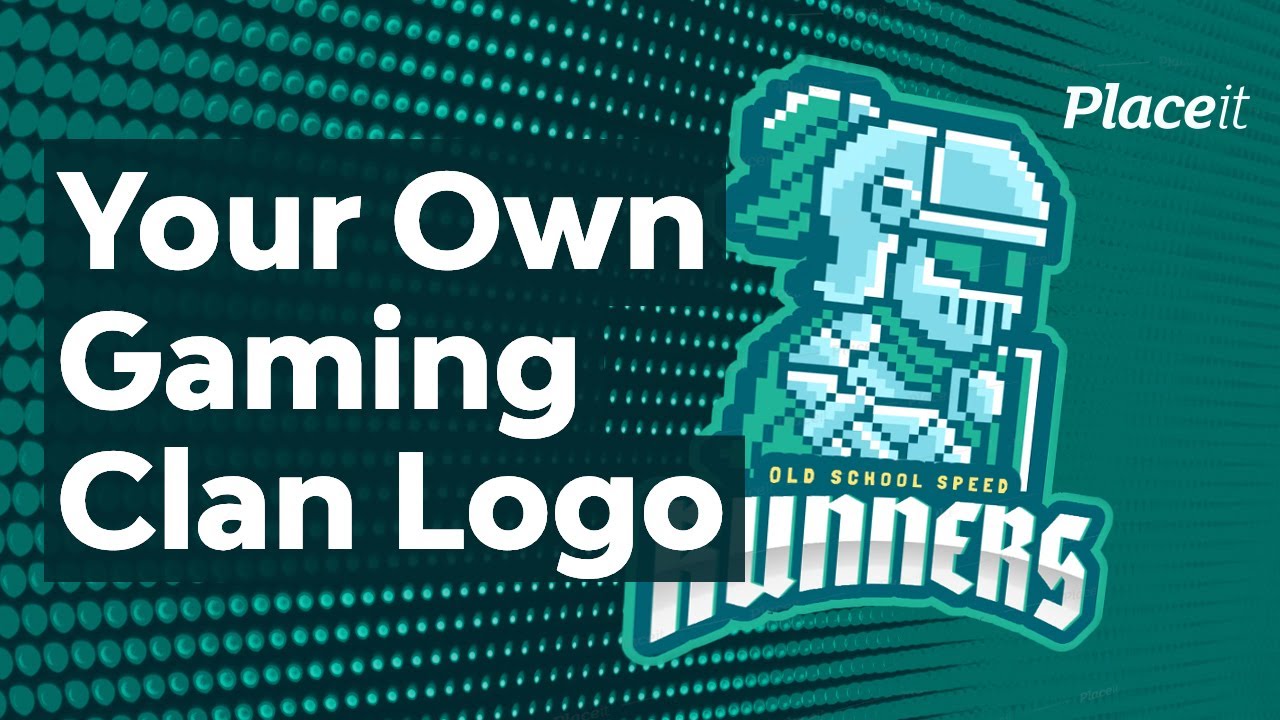 How To Design Your Own Gaming Clan Logo Youtube - roblox clan logo generator
