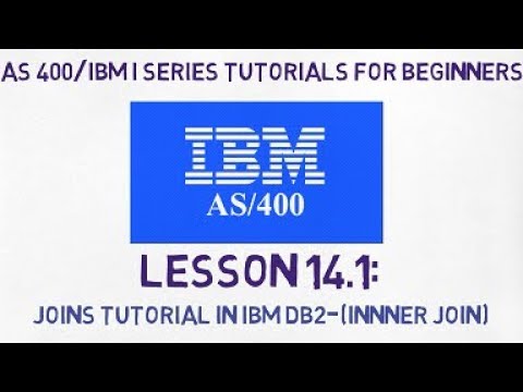 As-400 tutorial for Beginners | #14.1 |  Joins in IBM DB2(Inner join) in AS400 with Example.