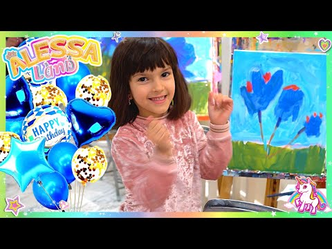 Birthday Painting Party In Alessa Land