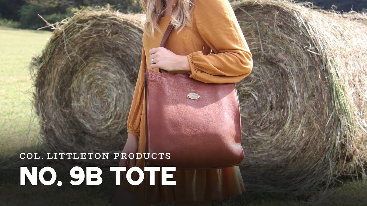 Supple, Stylish, American: No. 9B Tote - Personalized & Full-Grain