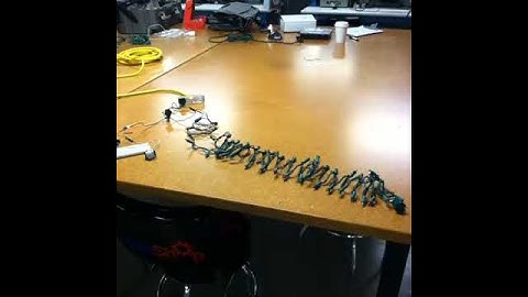 Holiday lights controlled by Arduino