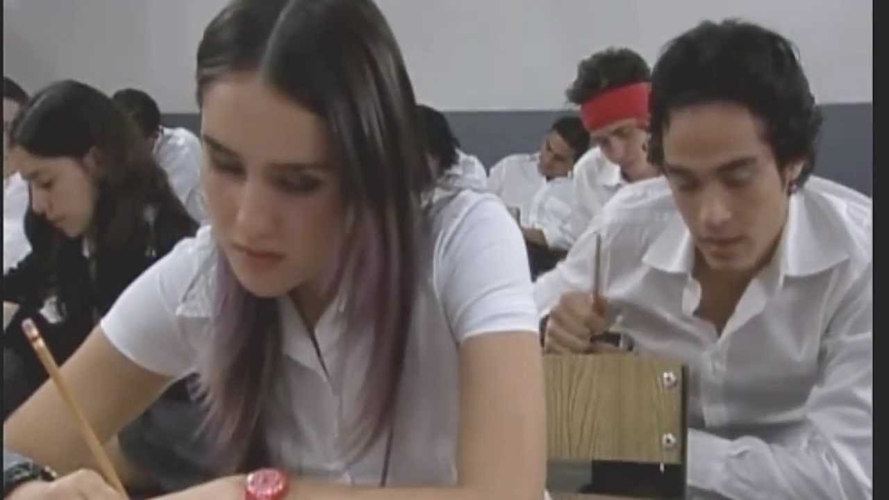 Marcela y Juan David en aula