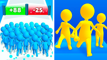 Count Masters vs Join Clash 3D🟥🟩🟨Walkthrough Max Gameplay BQ6832