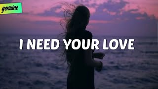 I Need Your Love - Madilyn Bailey, Jake Coco (Lyrics)