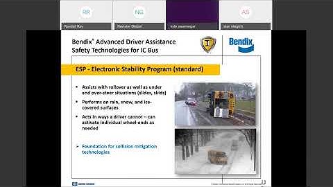 IC Bus Service Webinar  - Collision Mitigation