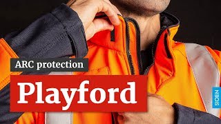 Sioen 'Playford' : Hi-vis softshell with ARC protection