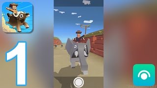 Rodeo Stampede - Gameplay Walkthrough Part 1 - Savannah (iOS, Android) screenshot 2