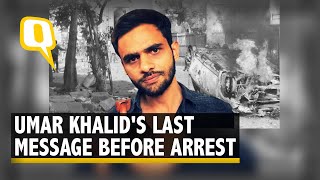 ‘Speak Louder Against Injustice’: Umar Khalid’s Last Video Before Arrest | The Quint