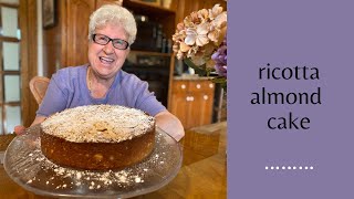 Italian Ricotta Almond Cake - Learn How To By Italian Nonna (e89)