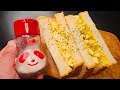 味の素が限界まで入った【タマゴサンド】がマジでウマい