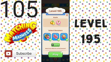 Matching Madness: Match 3 Puzzle games. Level 195 #tinytacticsgames