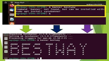 How to Install and use Banner Command in Linux.