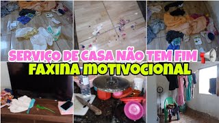 O SERVIÇO DE CASA NÃO TEM FIM | A DONA DE CASA QUE LUTE / FAXINÃO BRUTO NA CASA