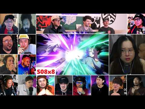 My Hero Academia Season 8 Episode 8 MEGA Reaction Mashup Boku No Hero Academia