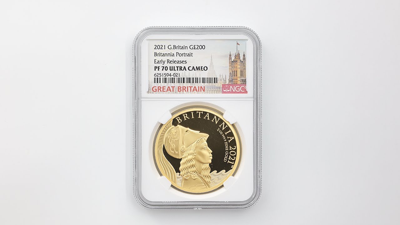 2021 英国 プレミアム・ブリタニア 200ポンド 金貨 2オンス プルーフ