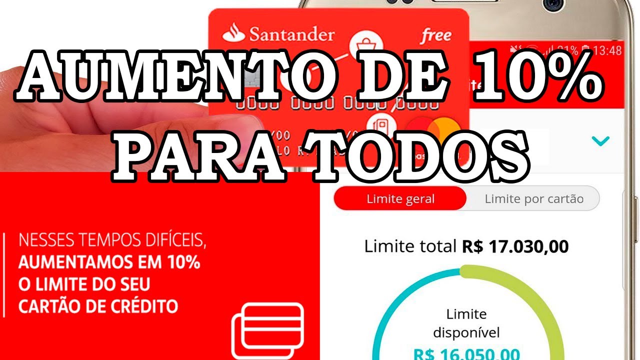 Aumentar Limite Do Cartão De Crédito Santander