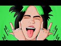 Desenhando a Cantora Billie Ellish 💚🖤