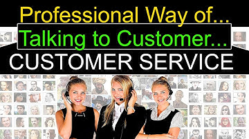 Tech Support Courses Professional CUSTOMER SERVICE; talking to CUSTOMER on the PHONE