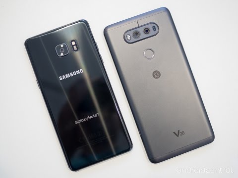 LG V20 vs Samsung Galaxy Note 7