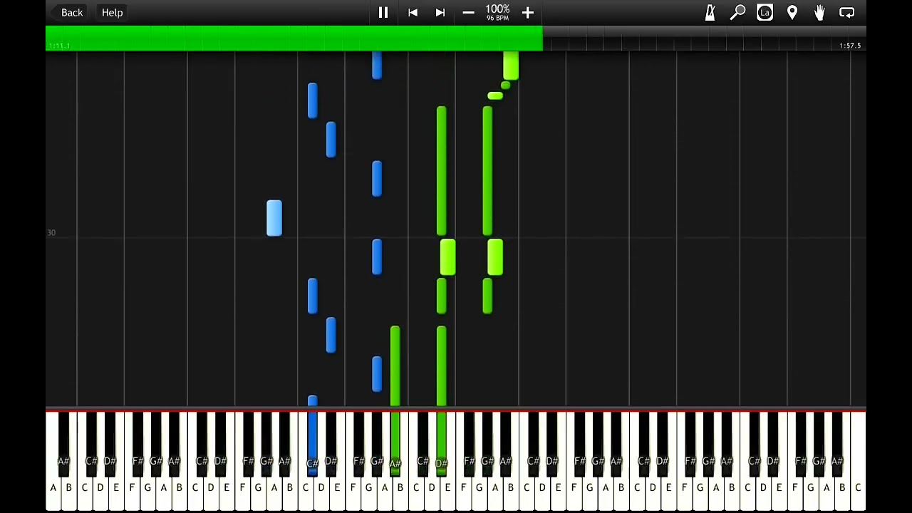 Zelda Twilight Princess - Faron Woods (Synthesia)