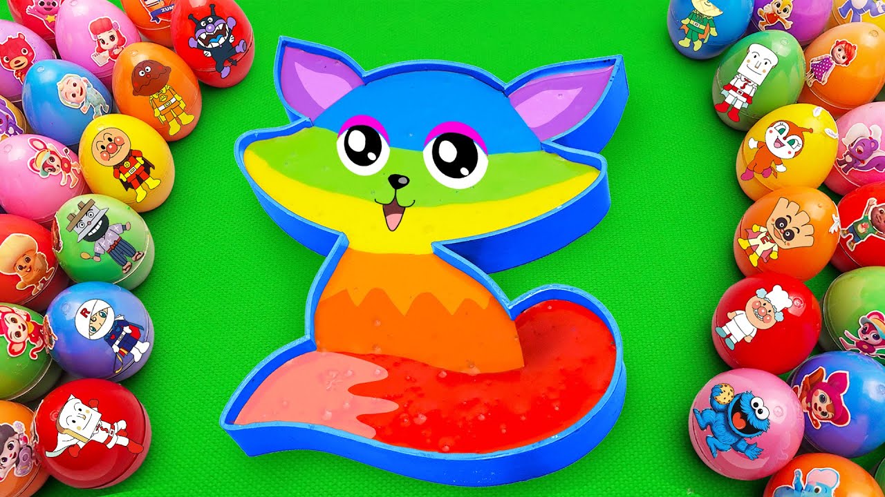🦊 How to make Fox Slime Bathtub by mixing Paw Patrol Unicorn CLAY Satisfying ASMR 💦