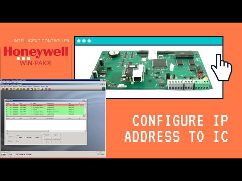 HOW TO CONFIGURE IP ADDRESS TO PRO3200IC (INTELLIGENT CONTROLLER) | ACCESS CONTROL SYS | HONEYWELL