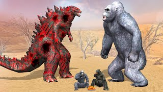 Evolution of Zombie Godzilla vs Gorilla comedy video collection @MrLavangam