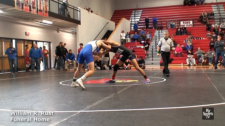 Brandon Willams vs Jabin Hite - HS Wrestling 5th R...