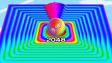 🧶 Satisfying Mobile Gameplay / Ball Run 2048 Infinity mod vs level up balls gameplay part 03