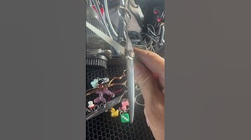 Immediately compare your sharpened shears to the edges on a new scissor