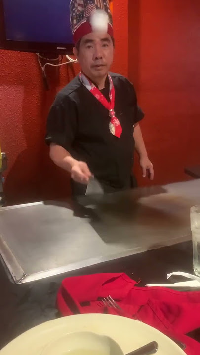 Thought he was going to throw the egg at me #cooking #funny #tokyo #egg #shorts #subscribe