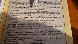 Color Meanings in the Tajweee Mushaf