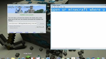 How to install single player commands for minecraft 1.1