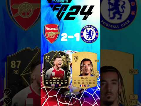 ARSENAL vs CHELSEA LONDON DERBY PREMIER LEAGUEFtSakafootball eafc24 best 2024 shorts top