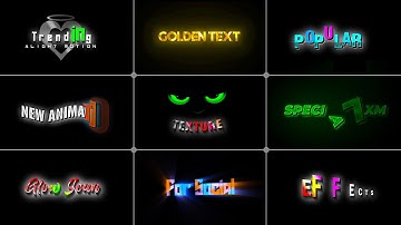 Top 15 Alight Motion Text Presets You NEED in 2025! 🔥