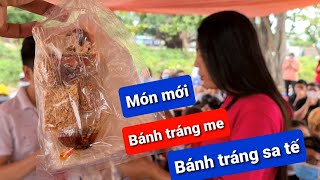 DIVA Cát Thy ra mắt món mới: Bánh tráng me, bánh tráng sa tế